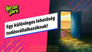 Egy különleges alkalom tudásvállalkozóknak!